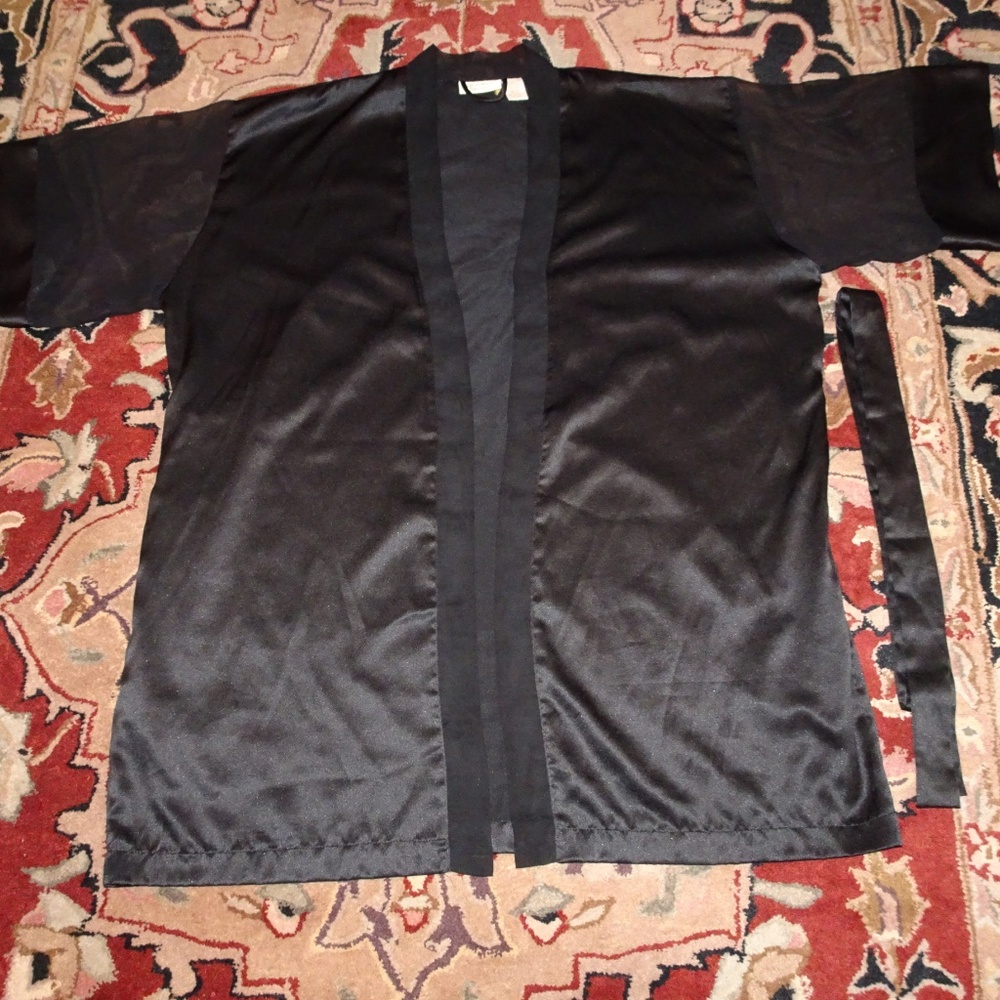 Victoria's Secret Black Kimono Robe